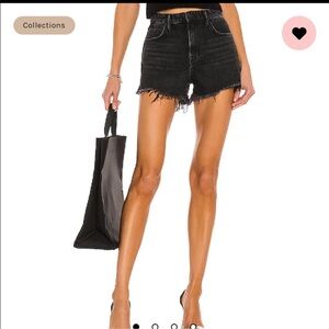 Alexander Wang Black Jean Shorts